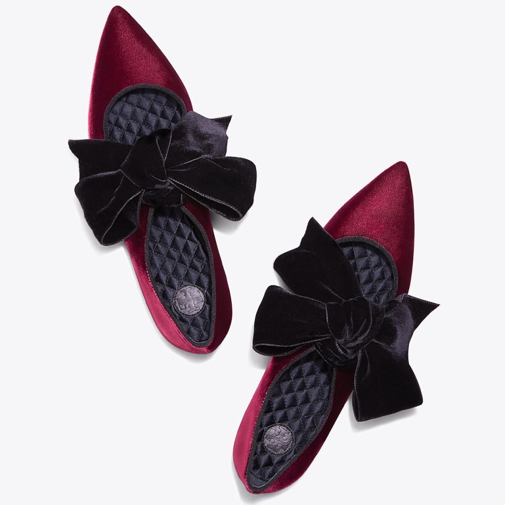 NWT Tory Burch Velvet Flats